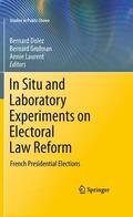 Dolez / Grofman / Laurent |  In Situ and Laboratory Experiments on Electoral Law Reform | Buch |  Sack Fachmedien