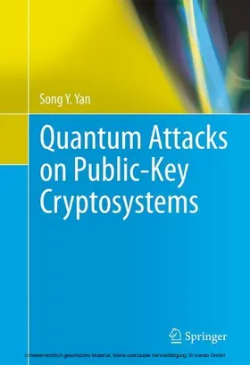 Yan | Quantum Attacks on Public-Key Cryptosystems | E-Book | sack.de