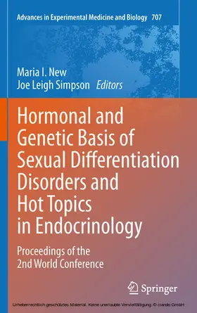 New / Simpson |  Hormonal and Genetic Basis of Sexual Differentiation Disorders and Hot Topics in Endocrinology: Proceedings of the 2nd World Conference | eBook | Sack Fachmedien