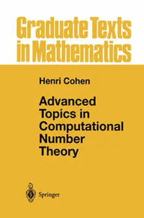 Cohen |  Advanced Topics in Computational Number Theory | eBook | Sack Fachmedien