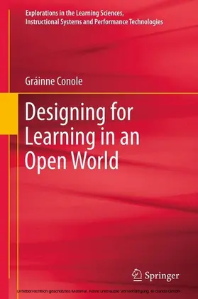 Conole |  Designing for Learning in an Open World | eBook | Sack Fachmedien