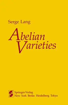 Lang |  Abelian Varieties | eBook | Sack Fachmedien