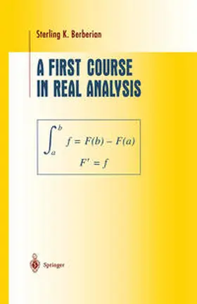 Berberian | A First Course in Real Analysis | E-Book | sack.de