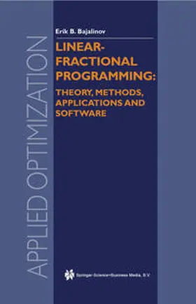 Bajalinov | Linear-Fractional Programming Theory, Methods, Applications and Software | E-Book | sack.de