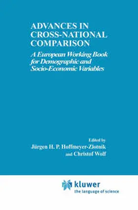 Hoffmeyer-Zlotnik / Wolf |  Advances in Cross-National Comparison | eBook | Sack Fachmedien