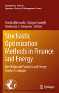 Bertocchi / Consigli / Dempster |  Stochastic Optimization Methods in Finance and Energy | eBook | Sack Fachmedien
