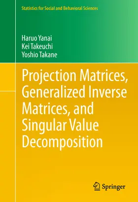 Yanai / Takeuchi / Takane |  Projection Matrices, Generalized Inverse Matrices, and Singular Value Decomposition | eBook | Sack Fachmedien