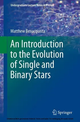 Benacquista | An Introduction to the Evolution of Single and Binary Stars | E-Book | sack.de