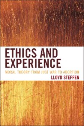 Steffen |  Ethics and Experience | eBook | Sack Fachmedien