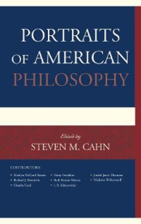 Cahn |  Portraits of American Philosophy | eBook | Sack Fachmedien