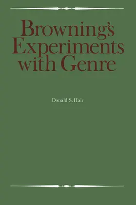 Hair |  Browning's Experiments with Genre | eBook | Sack Fachmedien