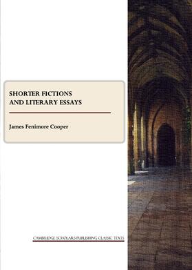 Fenimore Cooper |  Shorter Fictions and Literary Essays | Buch |  Sack Fachmedien
