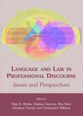 Bhatia / Garzone / Salvi |  Language and Law in Professional Discourse | Buch |  Sack Fachmedien