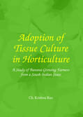 Rao |  Adoption of Tissue Culture in Horticulture | Buch |  Sack Fachmedien