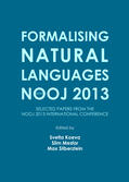 Koeva / Mesfar / Silberztein |  Formalising Natural Languages with NooJ 2013 | Buch |  Sack Fachmedien