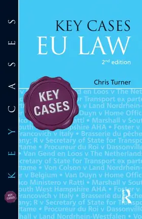 Turner |  Key Cases: EU Law | Buch |  Sack Fachmedien