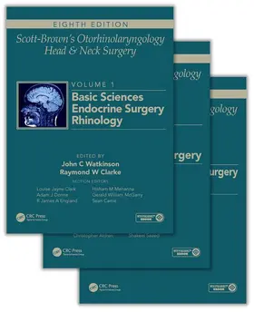 Watkinson / Clarke |  Scott-Brown's Otorhinolaryngology and Head and Neck Surgery, Eighth Edition | Buch |  Sack Fachmedien
