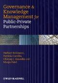 Robinson / Carrillo / Anumba |  Governance and Knowledge Management for Public-Private Partnerships | eBook | Sack Fachmedien