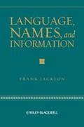 Jackson |  Language, Names, and Information | eBook | Sack Fachmedien