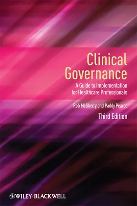 McSherry / Pearce |  Clinical Governance 3e | Buch |  Sack Fachmedien