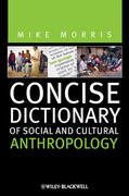 Morris |  Concise Dictionary of Social and Cultural Anthropology | Buch |  Sack Fachmedien