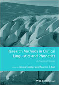Müller / Ball |  Research Methods in Clinical Linguistics and Phonetics | Buch |  Sack Fachmedien