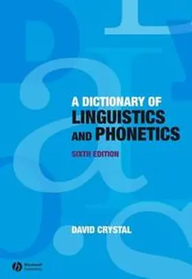 Crystal | A Dictionary of Linguistics and Phonetics | E-Book | www.sack.de