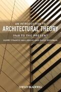 Mallgrave / Goodman |  An Introduction to Architectural Theory | eBook | Sack Fachmedien