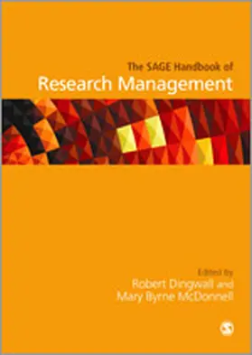 Dingwall / Byrne McDonnell |  The SAGE Handbook of Research Management | Buch |  Sack Fachmedien