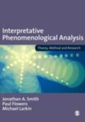 Smith / Larkin / Flowers |  Interpretative Phenomenological Analysis | eBook | Sack Fachmedien
