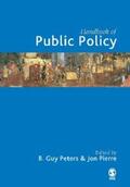 Peters / Pierre |  Handbook of Public Policy | eBook | Sack Fachmedien