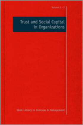 Costa / Anderson | Trust and Social Capital in Organizations | Buch | 978-1-4462-0780-2 | sack.de