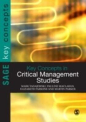 Tadajewski / Maclaran / Parsons |  Key Concepts in Critical Management Studies | eBook | Sack Fachmedien