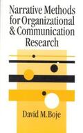 Boje |  Narrative Methods for Organizational & Communication Research | eBook | Sack Fachmedien