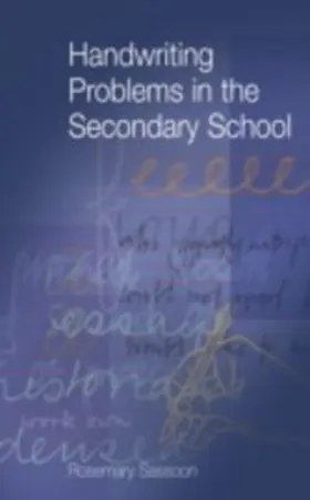 Sassoon | Handwriting Problems in the Secondary School | E-Book | www.sack.de