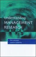 Johnson / Duberley |  Understanding Management Research | eBook | Sack Fachmedien