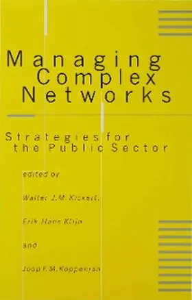 Kickert / Klijn / Koppenjan |  Managing Complex Networks | eBook | Sack Fachmedien