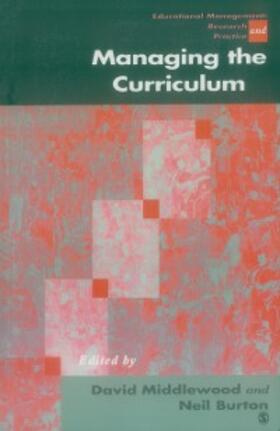 Middlewood / Burton |  Managing the Curriculum | eBook | Sack Fachmedien