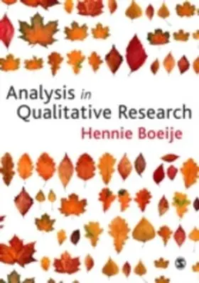 Boeije | Analysis in Qualitative Research | E-Book | www.sack.de