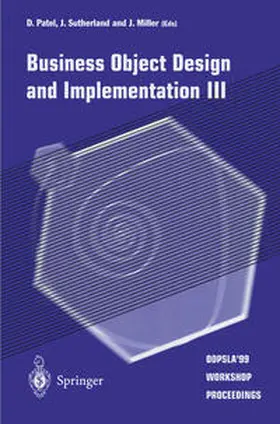 Patel / Sutherland / Miller | Business Object Design and Implementation III | E-Book | sack.de