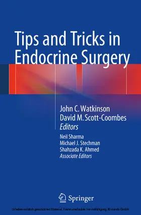 Watkinson / Scott-Coombes |  Tips and Tricks in Endocrine Surgery | eBook | Sack Fachmedien
