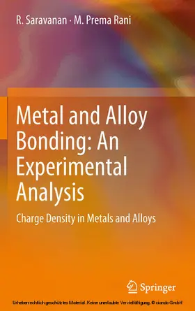 Saravanan / Rani | Metal and Alloy Bonding - An Experimental Analysis | E-Book | www.sack.de