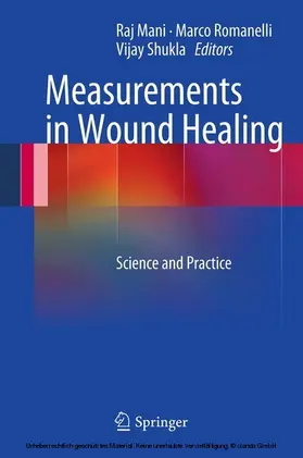Mani / Romanelli / Shukla |  Measurements in Wound Healing | eBook | Sack Fachmedien