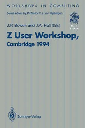 Bowen / Hall | Z User Workshop, Cambridge 1994 | E-Book | sack.de