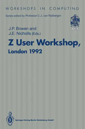 Bowen / Nicholls | Z User Workshop, London 1992 | E-Book | sack.de