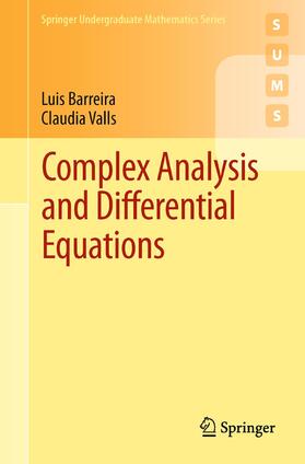Valls / Barreira |  Complex Analysis and Differential Equations | Buch |  Sack Fachmedien