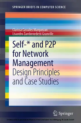 Marquezan / Granville | Self-* and P2P for Network Management | E-Book | sack.de