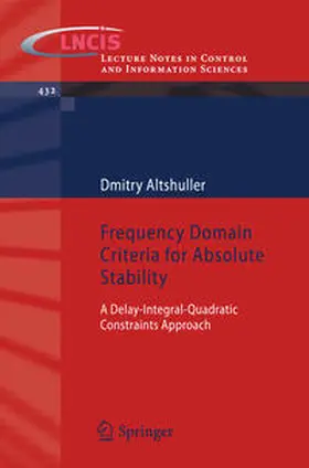Altshuller | Frequency Domain Criteria for Absolute Stability | E-Book | sack.de