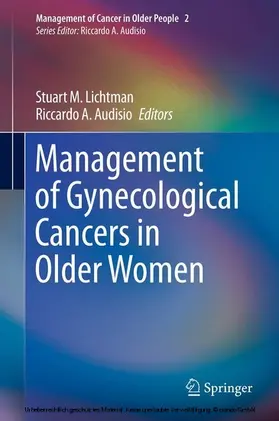 Lichtman / Audisio |  Management of Gynecological Cancers in Older Women | eBook | Sack Fachmedien