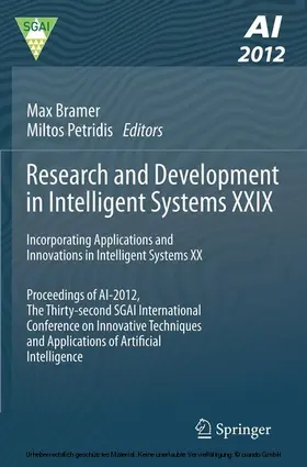 Bramer / Petridis |  Research and Development in Intelligent Systems XXIX | eBook | Sack Fachmedien